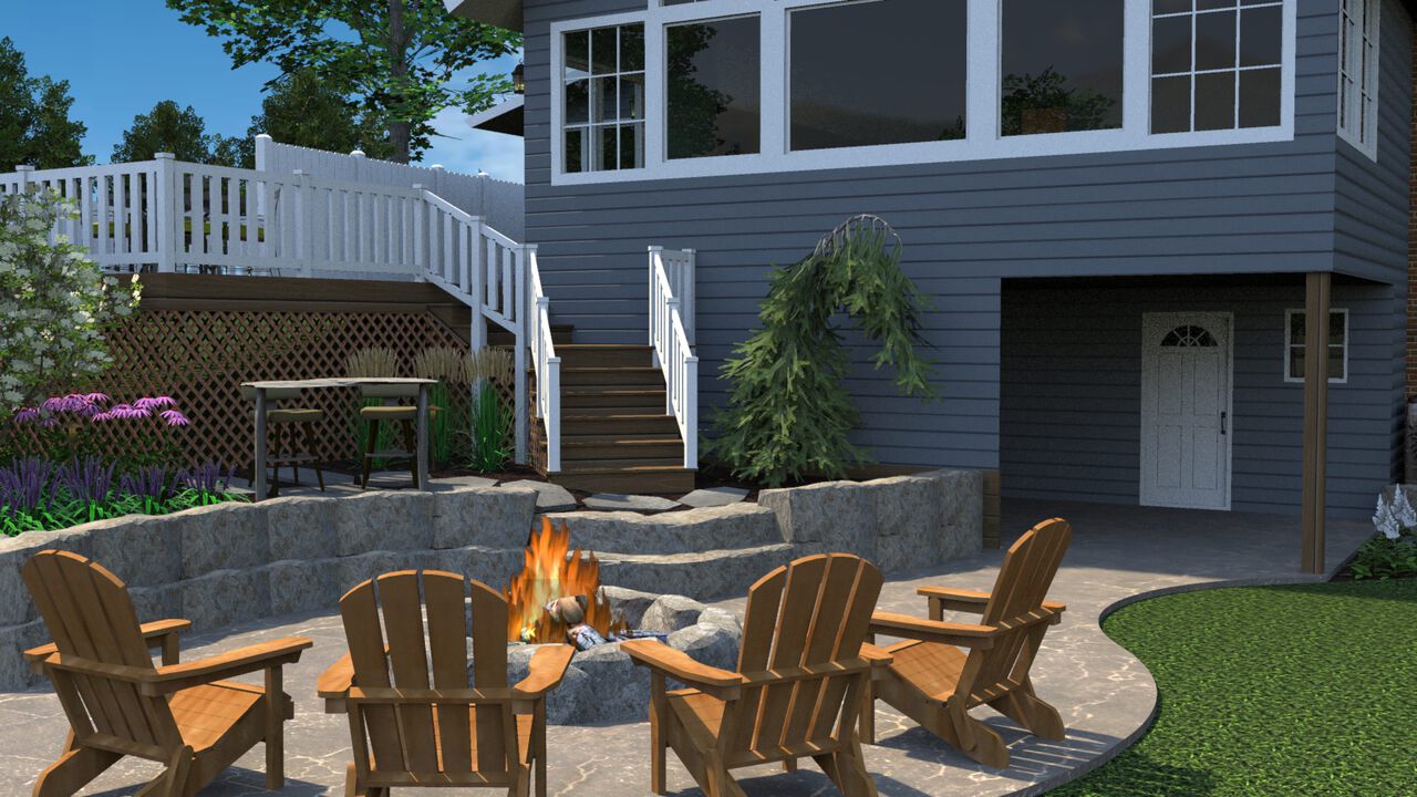 Richland Lakeside Outdoor Living Rendering 1
